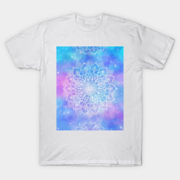 Galaxy mandala pastel T-Shirt by Morishasha